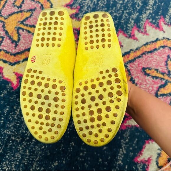 EUC M. Gemi Italian Yellow Leather Mules 35 IT/5 - Picture 8 of 8